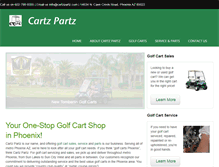 Tablet Screenshot of cartzpartz.com